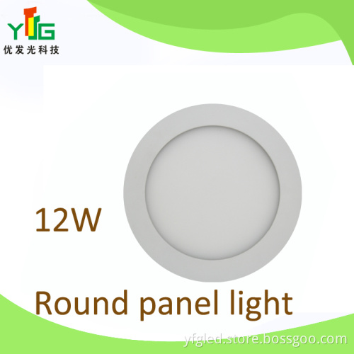 CE RoHS Approved 12W Round LED Panel Lights